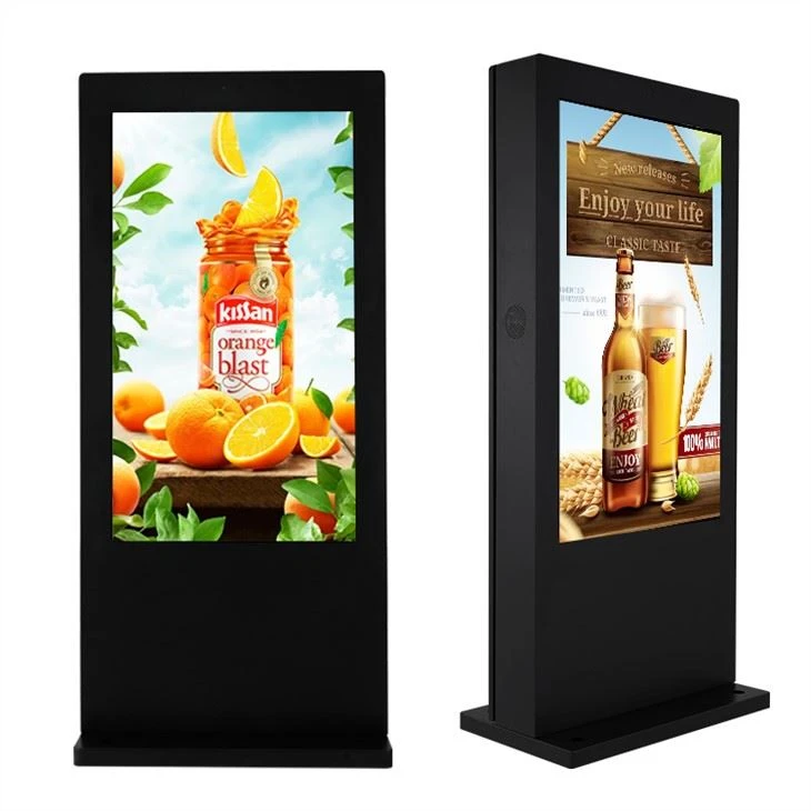 Señalización digital LCD para exteriores impermeable de 55"
