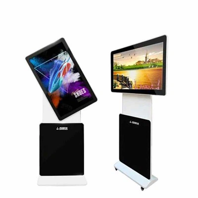 Expositor publicitario giratorio con sistema operativo Windows de 43 pulgadas